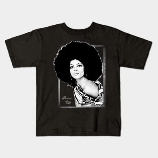 Vintage Diana Ross Rare Photo Pop Art Kids T-Shirt